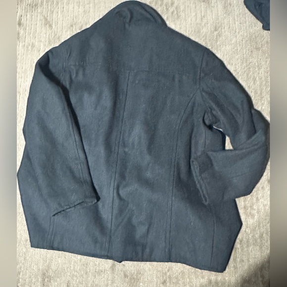 Men’s Black Pea Coat - Picture 9 of 9